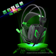Wired Noise Reduction LED Vibration Gaming Headset for Gamer (K-13)